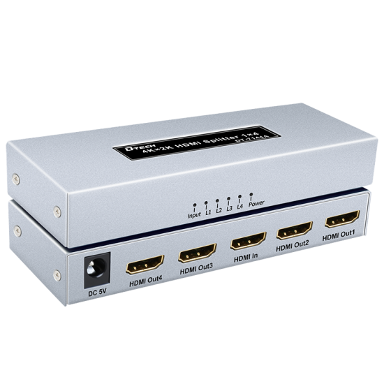 DTECH DT-7144A 4Kx2K HDMI SPLITTER 1x4 DTECH DT-7144A 4Kx2K HDMI SPLITTER 1x4
